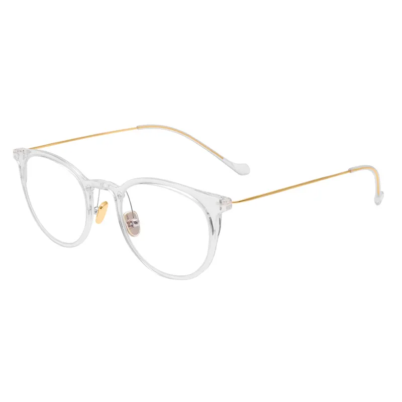 고품질 tr90 광학 안경 안경 프레임 금속 안경 클리어 렌즈 여성 안경 도매 중국