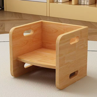 Ensemble table et chaises modernes en bois véritable écologique pour la lecture, les collations et les jeux des tout-petits – Idéal pour la salle de jeux et le salon