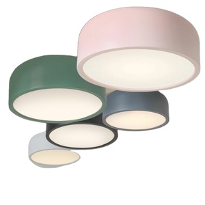 Home Office led <span class=keywords><strong>e27</strong></span> rotondo moderno apparecchio di illuminazione a soffitto sospeso - Product Image 1