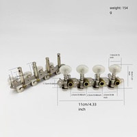Musical Instrument Accessories Wholesale High Quality 4R4L Mandolin Tuning Peg Knobs for Folk Guitar Head String Replacement