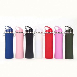 Adults Stainless Steel Water Bottle With Modern Design Straw <b>Cup</b> <b>for</b> Travel - Product Image 1