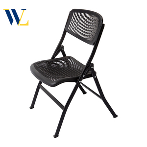 Màu đen simble phong cách thiết kế hiện đại công ty kinh tế có thể gập lại ghế nhựa cho phòng tập thể dục lớp học văn phòng tính năng bền cho các trường học sử dụng - Product Image 1