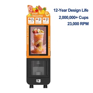 เครื่องปั่นน้ำผลไม้แบบอัตโนมัติ, เครื่องปั่นแบบถ้วยเดียวเครื่องทำมิลค์เชคโปรตีนผลไม้สดอัจฉริยะเพื่อการค้า - Product Image 1