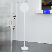 Panneau publicitaire métallique sur pied, imprimé sur mesure, mobile, style INS, panneau de signalisation intérieur pour café, boutique, salon