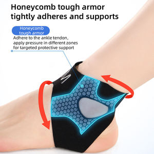 Attelle de protection de la cheville pour le sport, élastique et réglable, avec compression - Product Image 4