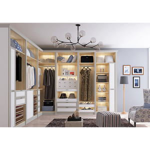 Nouveau Design panneau de particules Stratifié En Bois <span class=keywords><strong>Massif</strong></span> Chambre <span class=keywords><strong>dressing</strong></span> - Product Image 4