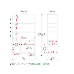 Étagère de rangement haute pour chats, meuble de rangement dissimulé pour salon, pour toilettes pour chats - Product Image 2