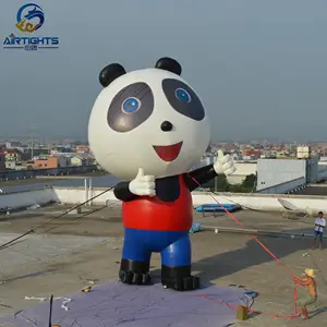 Gấu Trúc khổng lồ bóng cho bán Bubble sản phẩm mới inflatable panda phim hoạt hình bóng
