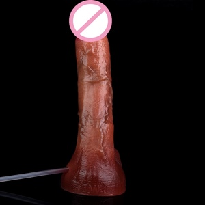 FAAK Realistic Squirting Penis Silicone Ejaculation Large Realistic <b>Dildo</b> With Strong Sucker Wholesale Anal Sex Toys for Women - Product Image 5