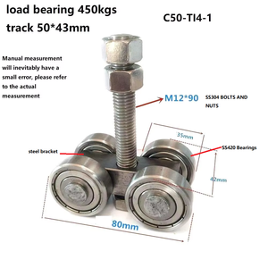 Bánh xe trượt cửa trượt Cantilever bằng thép Songyin Kunshen 400 kg, bánh xe cửa trượt, bánh xe ray trượt cửa trượt - Product Image 2