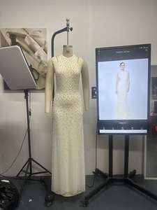 Nouvelles arrivées Seven Color Ramadan 2026 <span class=keywords><strong>Robe</strong></span> de mariée française à petites perles, design élégant et résistant - Product Image 4