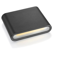 Applique murale LED moderne 12W IP65 pour extérieur, lampe murale étanche pour intérieur, éclairage de salon, applique murale LED carrée