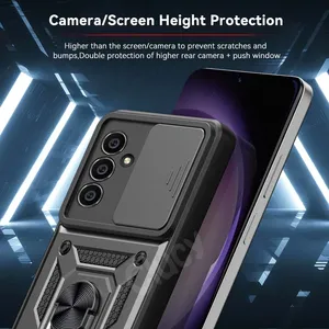 Antichoc Armure étui pour <span class=keywords><strong>samsung</strong></span> Galaxy A15 A14 A54 A34 A55 A25 A24 A05S A04S A71 <span class=keywords><strong>A51</strong></span> A52 A23 4G 5G <span class=keywords><strong>Support</strong></span> De <span class=keywords><strong>Voiture</strong></span> Couverture De Téléphone - Product Image 4