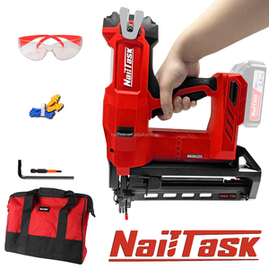 <span class=keywords><strong>Clavadora</strong></span> Neumática Industrial de Alto Rendimiento 20V, Modelo NailTask DCFN40-T50, 16Ga, 40J de Energía de Impacto, Capacidad <span class=keywords><strong>para</strong></span> 125 Clavos, Ideal <span class=keywords><strong>para</strong></span> Moldeado de Calzado - Product Image 4