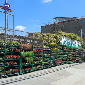 เรือนกระจกขนส่งสวนเชิงพาณิชย์ดัตช์เดนมาร์กรถเข็นดอกไม้โลหะชุบสังกะสี - Product Image 5