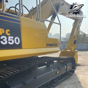 Excavadora usada Komatsu PC350 de 35 toneladas, marca japonesa, con motor Cummins, excavadora de segunda mano, excavadora grande de cadenas, procedente de Japón. - Product Image 1