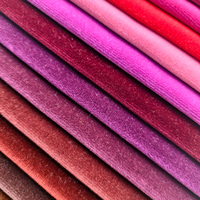 Tissu en velours de coton 490 GSM avec surface texturée douce pour la tapisserie de canapé, les coussins, les rideaux et les projets de décoration intérieure
