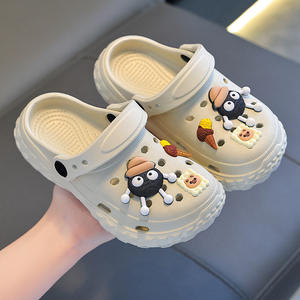 <b>Summer</b> Children's Cartoon Hollow Out Breathable Non-Slip Clogs <b>Sandals</b> for Boys Girls Parent-Child <b>Closed</b> <b>Toe</b> Beach <b>Sandals</b> - Product Image 1