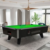 Table de billard à monnayeur populaire et à prix abordable, disponible en tailles 7 et 8 pieds