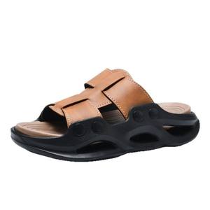Sandalias de Verano 2025 para Hombre al por Mayor, Chanclas Abiertas, Sensación Nueva, Calzado Informal, Moderno, Antideslizante, Resistente al Desgaste, para Playa - Product Image 2