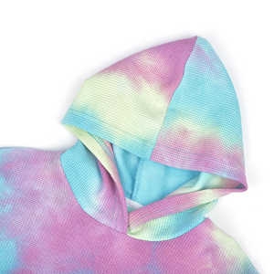 Vêtements pour enfants Longxi, vente en gros de sweats à capuche tie-dye pour filles, ensembles de vêtements pour enfants - Product Image 6