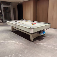 Table de billard/snooker 9 pieds durable avec système de retour de balles et base en ardoise pour une stabilité accrue - Offre spéciale
