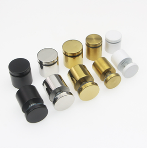 Offerte settimanali rotonde senza cornice in acciaio inossidabile ringhiera Hardware distanziatori regolabili <span class=keywords><strong>con</strong></span> blocco inclinabile - Product Image 1