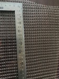 Flache Edelstahl Mesh Sleeve Strick maschine Sleeve <span class=keywords><strong>Net</strong></span> Weaved Copper Mesh Flecht maschine - Product Image 4