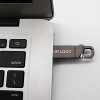 Stik PC Promosi memori Disk USB Flash Drive logam 2.0 3.0 1GB 2GB 4GB 8GB 16GB 32GB 64GB 128GB hadiah pengiriman
