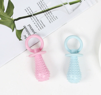 Jouets de dentition pour chiots – Ensemble de jouets à mâcher interactifs automatiques en caoutchouc thermoplastique souple en forme d'os pour chiens de petite et moyenne taille – Soulagement des gencives