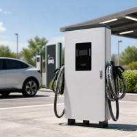 Nouvelle station de recharge pour véhicules électriques DC 160 kW certifiée CE, compatible OCPP 1.6J/2.0, normes américaines et européennes, double prises CCS1/CCS2, étanche IP55