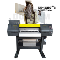 DOMSEM – imprimantes DTF 62CM i32 * 2 A2 taille avec machine à poudre pour impression t-shirt et sacs/vêtements dtf