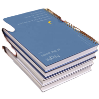 Carnet en cuir PU A5 personnalisé, couverture rigide, avec logo, fabricant OEM, planificateur et carnet de luxe à spirale pour l'école
