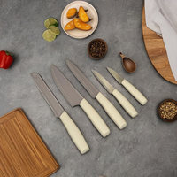 Vente en gros, ensemble de cuisine nouveau style, porte-couteau, couteau de chef multifonctionnel pour couper les aliments, couteau de cuisine nécessaire