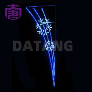 ไฟประดับเสาคริสต์มาสกลางแจ้งแบบกันน้ำ LED สำหรับตกแต่งถนน ทางเดินเชิงพาณิชย์ และโครงการไฟตกแต่งภูมิทัศน์ในช่วงเทศกาล - Product Image 3