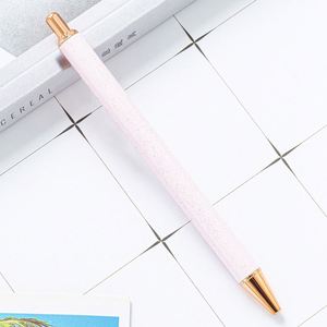 Personalized Glitter Ballpoint Metal Click Pen Custom Logo Promotional Gift for Office or Bulk Orders - Product Image 3