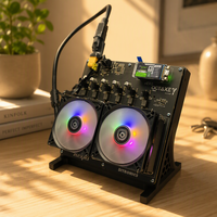 NerdOCTAxe Rev 3.1 12TH/s NerdQaxe ++ 4.8T 240W NerdOCTaxe 9.6T Solo Chip Hardware SHA-256 WiFi Home ASIC Miner Hydro