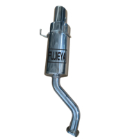 Tuyau d'échappement Yuanxu en acier inoxydable 304, épaisseur 1,5 mm, système d'échappement modifié compatible avec Honda Fit 2002-2008, position d'origine