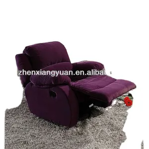 Harga Murah Kursi Sofa Ruang Tamu Recliner Serat Mikro Kursi Rocker Putar Sandaran Lengan 1 Tempat Duduk