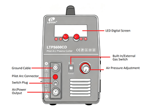 Mesin Pemotong Plasma CNC LOTOS LTP5600cd Baru, Cut55 60 110/220v AC <span class=keywords><strong>Pilot</strong></span> Arc, Mesin Pemotong Logam Plasma Listrik untuk Penggunaan di Rumah - Product Image 5