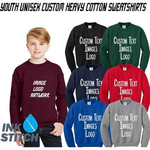 เสื้อสเวตเตอร์คอกลมสำหรับเด็กผู้ชายเสื้อสเวตเตอร์คอกลมชาย2025สไตล์วัยรุ่นเสื้อออกแบบเองได้ - Product Image 4