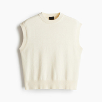 Pull sans manches en coton respirant pour homme, nouveau design d'automne, étiquettes personnalisées, décontracté, pour l'extérieur, quotidien