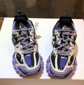 Zapatillas Deportivas de Lujo Originales 2026 para Hombre y Mujer, Modelo 3.0 Triple Blanco con Plataforma Iluminada, Diseño Track 3 - Product Image 3