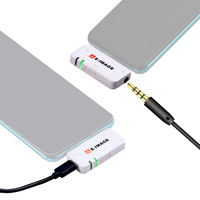 E-IMAGE EM4 Portable Wireless Microphone Kit für Live-Streaming und Interview Noise Cancel ling
