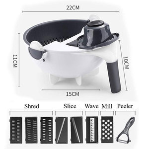 Multifunctional Manual <b>Vegetable</b> Cutter Slicer 9 in 1 <b>Vegetable</b> Fruits Cutter <b>Vegetable</b> <b>Chopper</b> - Product Image 2