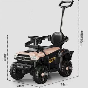 Лидер продаж, электрический игрушечный автомобиль с дистанционным управлением на четырех колесах для детей от 2 до 7 лет, модель с педалями и батарейным питанием - Product Image 5