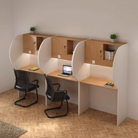 Nouveaux bureaux informatiques modernes en bois, personnalisables et réglables, pour usage commercial, avec étagères de bureau durables et tiroirs de rangement pour dossiers.