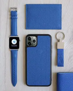 Nouveau Logo personnalisé de luxe <span class=keywords><strong>TOGO</strong></span> pleine fleur en cuir de vachette véritable <span class=keywords><strong>housse</strong></span> de téléphone pour Iphone 12 13 14 15 Pro Max 14 Plus - Product Image 4