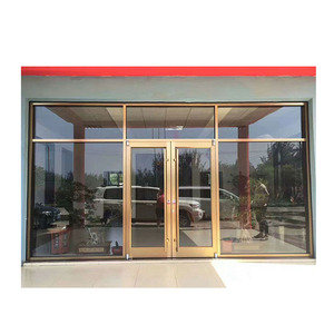 <span class=keywords><strong>Porte</strong></span> de magasin KFC moderne en aluminium <span class=keywords><strong>Hormann</strong></span> Citic Pacific, prix d'usine Chine, avec double vitrage de sécurité trempé - Product Image 3