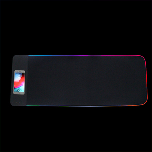 Cổng USB lớn RGB LED ánh sáng không dây sạc chơi game pad cao su bền điện thoại sạc Mat tùy chỉnh kích thước lớn Bàn phím chơi game mat - Product Image 5